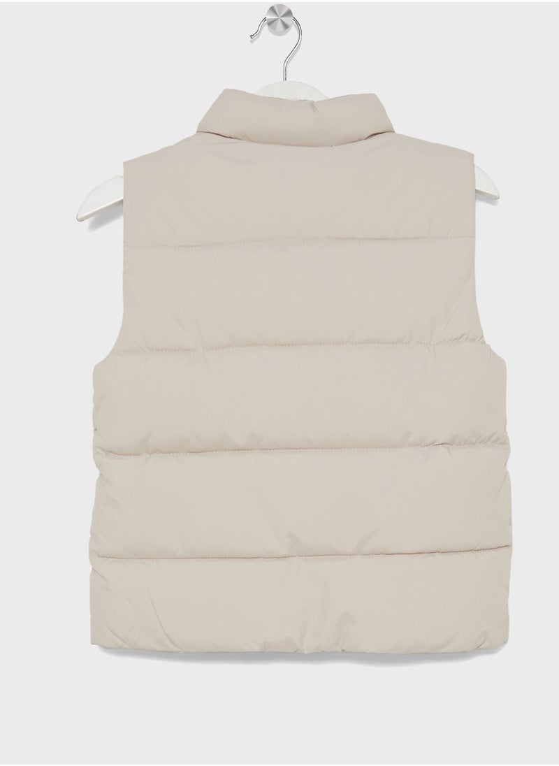 MANGO - Infant Puffer Gilet - Image 1