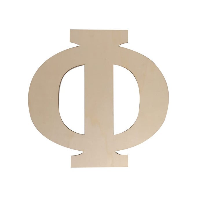 WOODEN GREEK LETTERS UNFINISHED 11 INCH ALPHABET FOR DIY CRAFTS WOOD LETTERS WOODEN ALPHABETS LETTER CRAFT PIECES FOR DIY DISPLAY DECOR 12 INCH