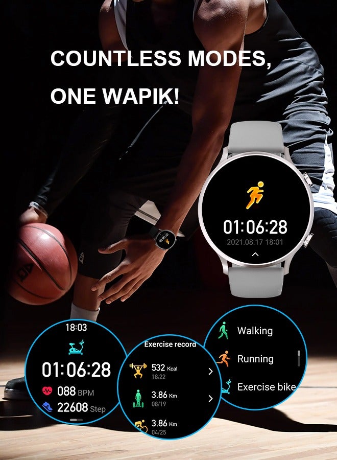 Korean Brand Smart Watch Y5，Business Smartwatch, Waterproof Fitness Watch, Bluetooth Calling, Compatible with Android and iOS,Smartwatch For Men, Zinc Alloy Vacuum Plating, Heart Rate Monitoring - Image 4