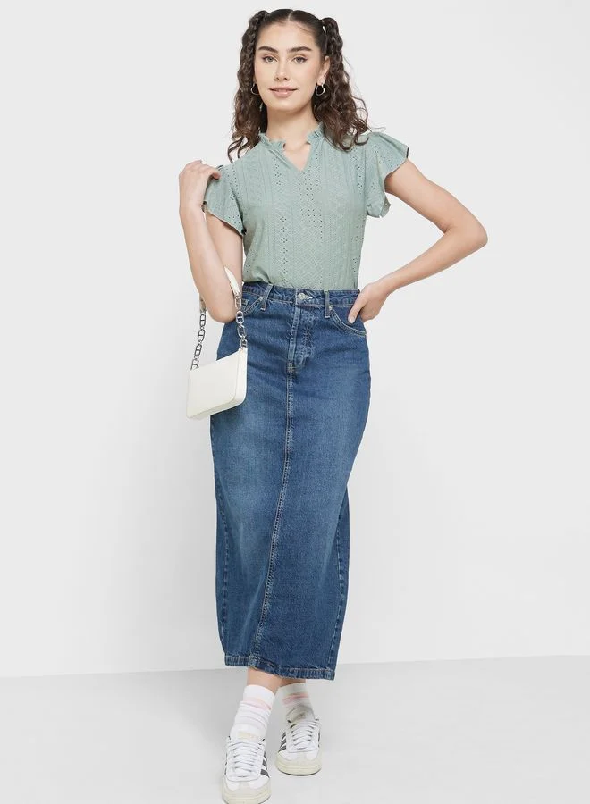 Ginger Ruffle Sleeve Top