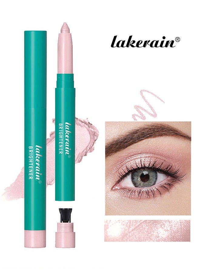 lakerain Brightener,Professional Makeup Eyeshadow Pencil ,Advanced Shadow Stick ,Waterproof Eyeshadow Stick ,Eye Highlighter Shimmer Creamy, Waterproof & Long-Lasting Eye Makeup for Women No.01 - Image 1