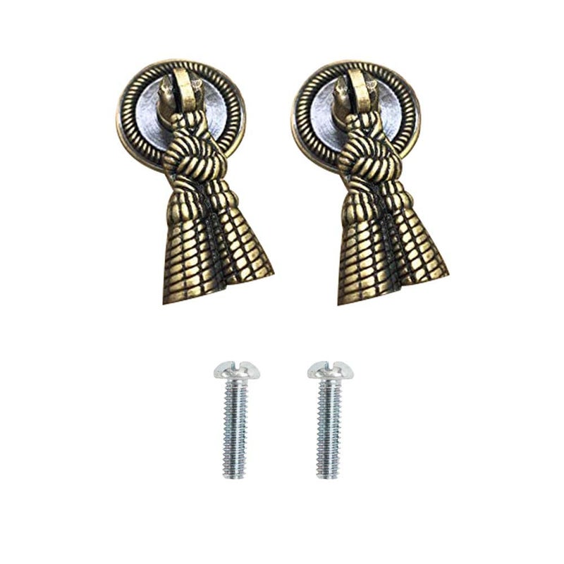 Volo VOLO Antique Brass Cabinet Knob Pull Handle Jn120Pack of 2 Pcs  - Image 1