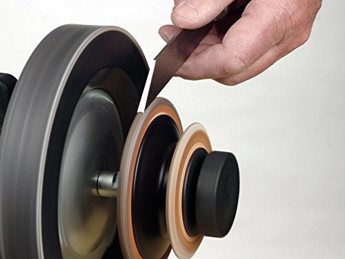Tormek LA-120 Profiled Leather Honing Wheel - Image 3