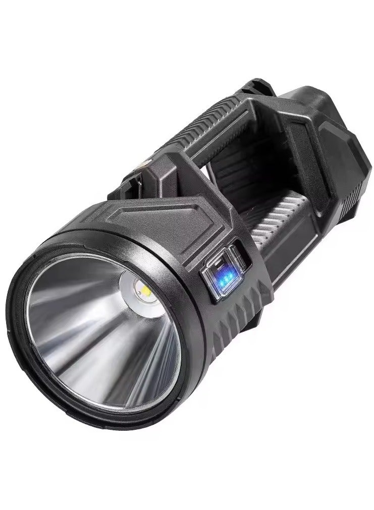 New Portable Brightest XHP70 Rechargeable LED Emergency Flashlight Torch Light Long Range Solar Light for Hunting - Image 1