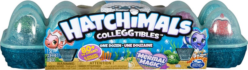 HATCHIMALS Hatchimals CollEGGtibles, Mermal Magic 12 Pack Egg Carton with Season 5, for Kids Aged 5 and Up (Styles May Vary)  - Image 2