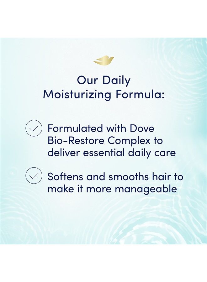 Dove Ultra Care Shampoo Daily Moisture for Dry Hair Shampoo with Bio-Restore Complex 12 oz - Image 3
