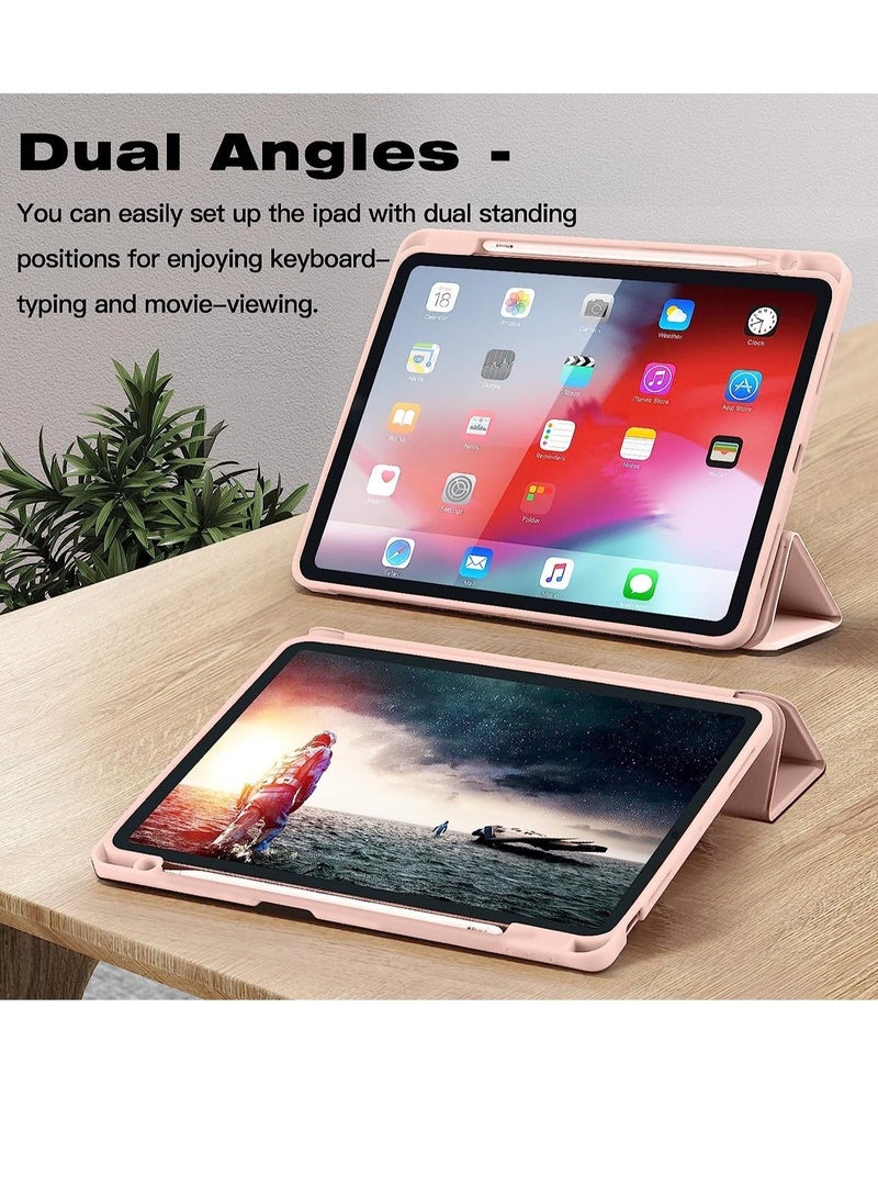 Raxoom iPad Air 4 Case 2020, iPad Air 4th Generation Case with Pencil Holder [Full Body Protection + Apple 2nd Pencil Charging and Auto Wake/Sleep] Smart Stand Cover Case - Image 5