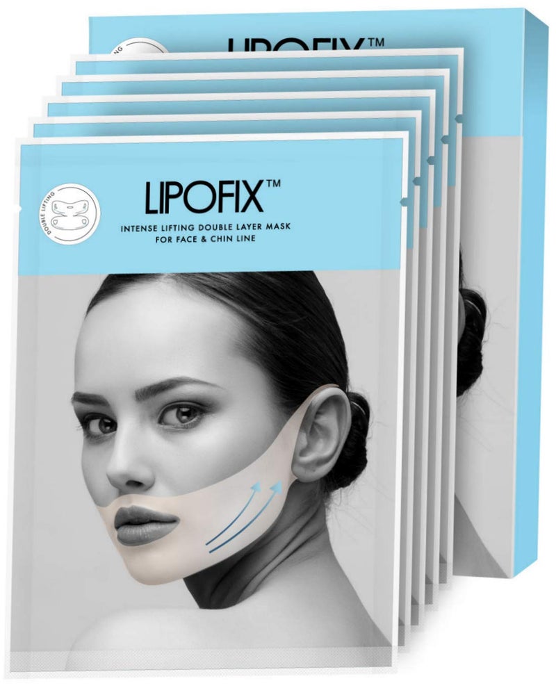 Lipofix Lift Firm VLine Sculpting Mask Advanced Chin Jawline Shaping Solution for Tightening Lifting 5 Masks