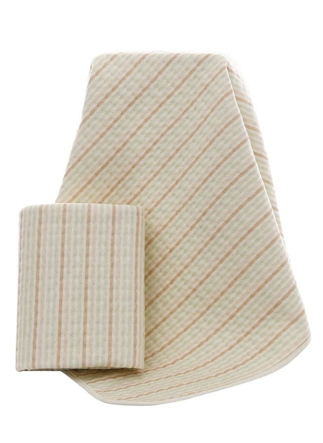 DOOKOO 50x70cm Baby Waterproof Bed/Changing Pad, 4-Layer Incontinence Pad with 100% Cotton Surface - Washable Mattress Protector for Babies, Toddlers, and Adults, Colored Stripes - Image 3