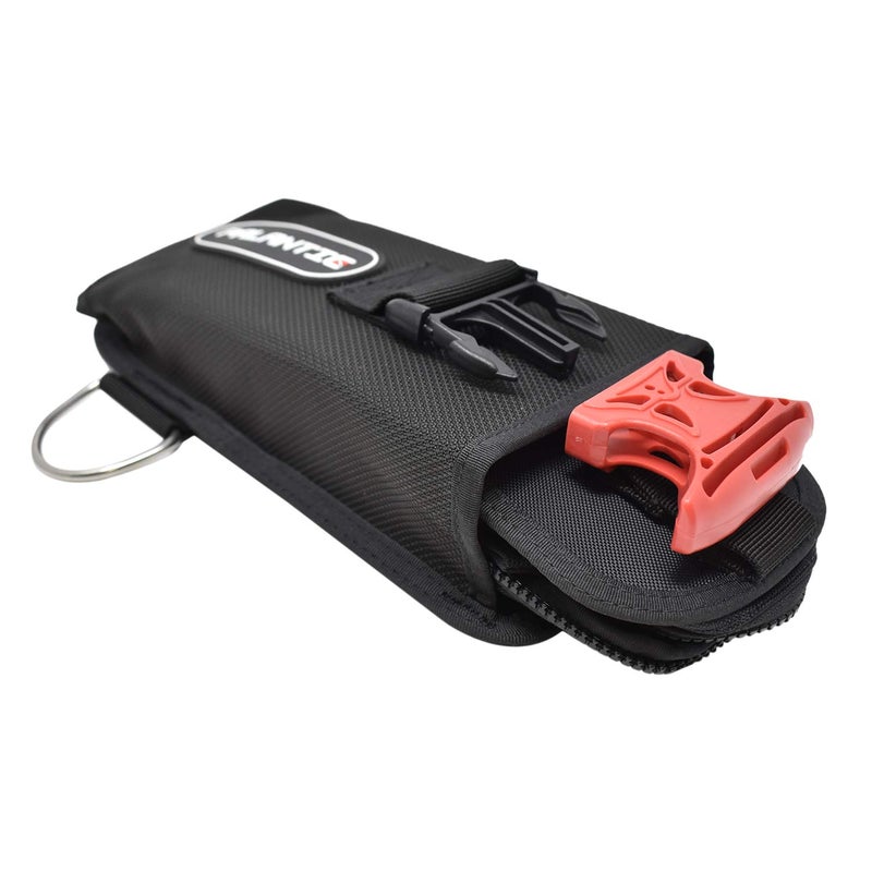 Palantic Scuba Tech Universal Diving Weight Pocket System, Heavy Duty Nylon with Quick Release Buckles & D-Rings, Impact Resistant, 10-12 lbs Capacity per Pouch, Durable - Black, Pair - Image 2