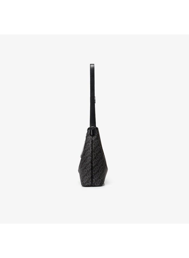 Nucelle Tote Bag, Pegasus Monogram Underarm Bag, Commuter Hobo Bag, Shoulder Crossbody Bucket Bag - Image 5