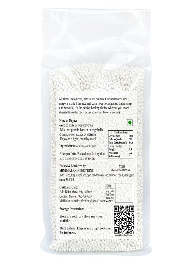 minimal Plain Rice Crispies(Round Shape 2Mm-3Mm),500 Gram - Image 2