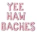 BEOXAGAR Rose Gold Yee haw Baches Balloons Banner Yeehaw Baches Bachelorette Party DecorBachelorette Engagement Party Decoration - Image 4