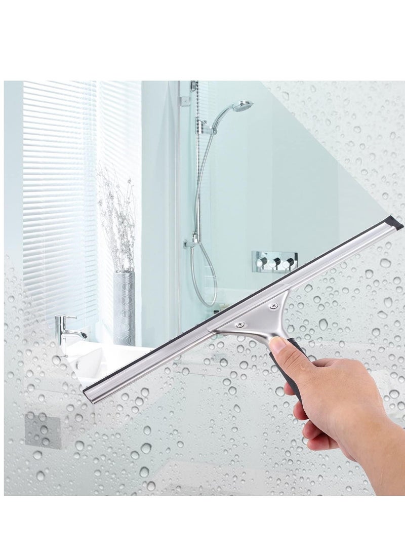 RACO Multipurpose Cleaning Wiper for Home and Office Floor Wiper, Glass Wiper & Cloth Wiper GLASS WIPER -SS METAL BODY 30CM  - Image 3