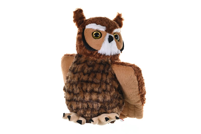 Wild Republic Great Horned Owl Plush, Stuffed Animal, Plush Toy, Kids Gifts, Cuddlekins 12", Model Number: 12310 - Image 3