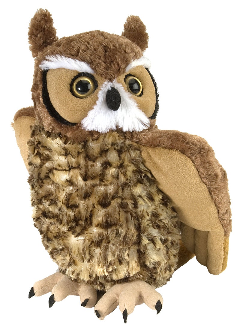 Wild Republic Great Horned Owl Plush, Stuffed Animal, Plush Toy, Kids Gifts, Cuddlekins 12", Model Number: 12310 - Image 4