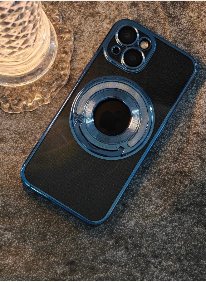 ShebSheb - iPhone 15 Plus Case, Clear Magnetic Phone Cases with Camera Lens Protector [Compatible with MagSafe] Soft TPU Shockproof Protective Cover Women Girls - Image 1