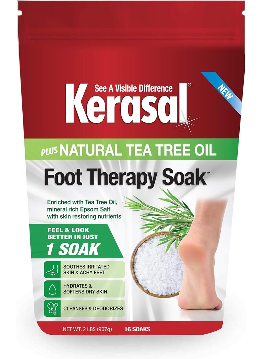 Kerasal Kerasal Foot Therapy Soak, Foot Soak for Achy, Tired and Dry Feet, 2 lbs 