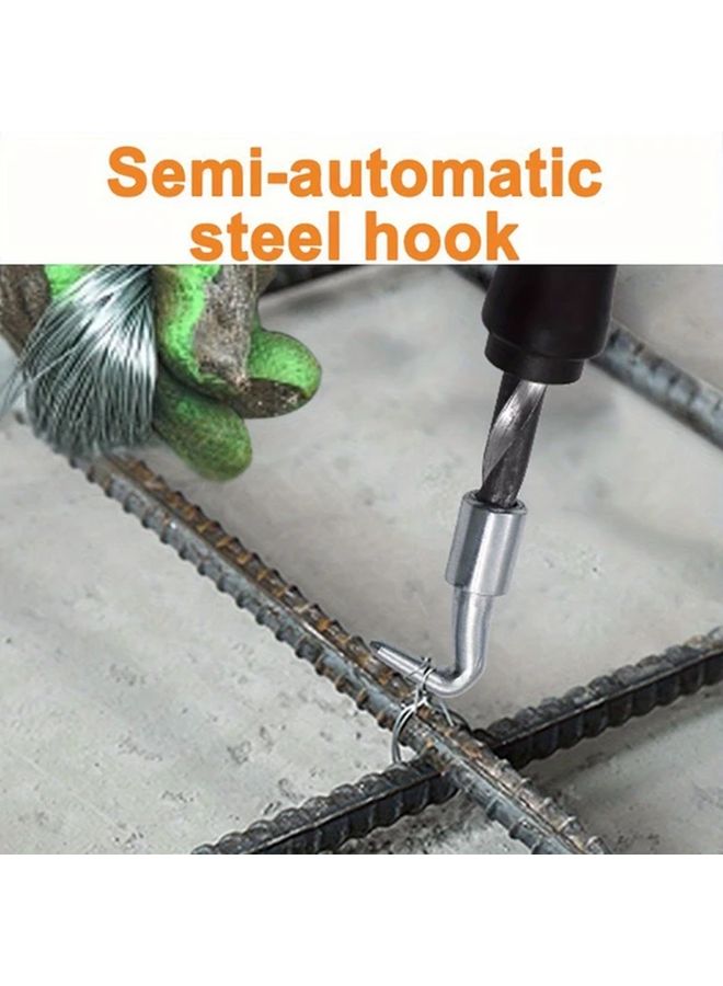 Variant1 أداة ربط حديد التسليح شبه الأوتوماتيكية خطاف ربط القضبان الفولاذية لأعمال البناء - Image 5