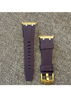 PSGT apple Watch 42 44 45 49 mm Band Metal Connection Silicone Band 89 1/2/3/4/5/6/se/se2/7/8/9/ultra Luxplus 2024 