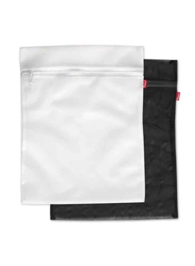 ريان حقائب غسيل راين Rayen براند إسباني عدد 2 – حماية الملابس البيضاء والملونة أثناء الغسالة – شبكة متينة بسحّاب، تمنع التشابك والتلف، 50x40 سم - Image 2