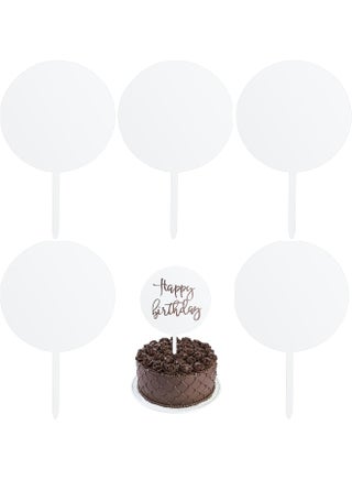 5 Pcs Blank Acrylic Cake Toppers - pzsku/ZC8B8DBD60CD725B5810FZ/45/1747170871/58606ea1-b495-442c-bbf6-3b61f36bc0d9