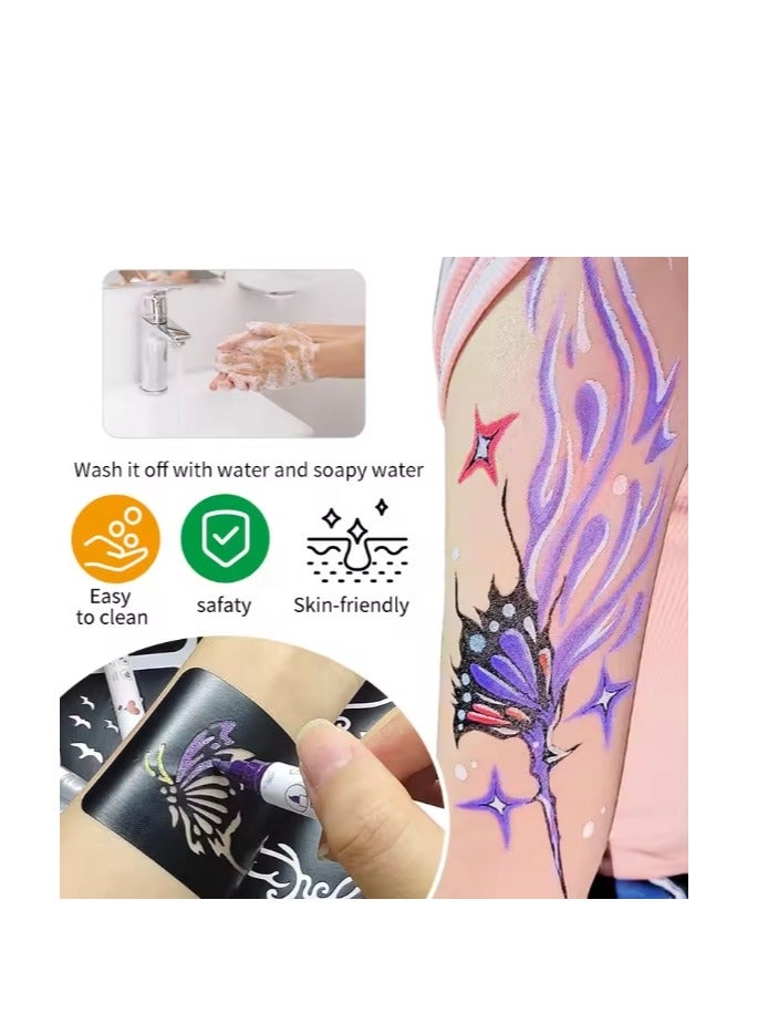 OASIS-TH 10 Color 3D Nail Art Pens Set Nail Polish Pens Nail Point Graffiti Dotting Pen Drawing Painting Liner Brush For Diy Nail Art Beauty Adorn Manicure Tools - Image 4