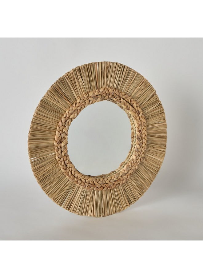 Home Box Belmonte Seagrass Mirror 50 cm  - Image 4