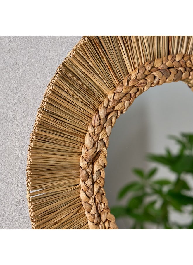 Home Box Belmonte Seagrass Mirror 50 cm  - Image 3