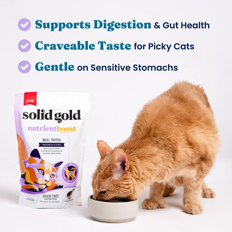 Solid Gold NutrientBoost Meal Topper for Cats - High Protein Crunchy Cat Treats Rich in Vitamins Minerals and Amino Acids - 1 Pound - Image 4