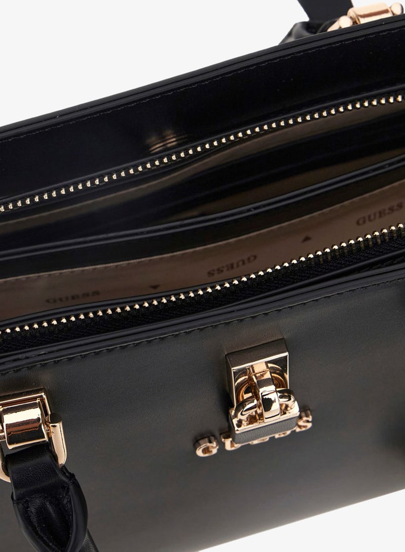 GUESS Queensland Luxury Satchel Bag - Image 4