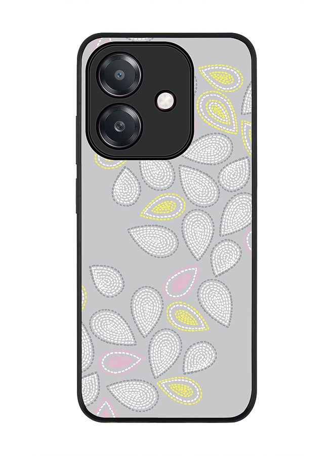 Stylizedd For Oppo A5i Case,Slim fit Camera Protection, Shockproof Thin Phone cover  - Teardrop Stitches