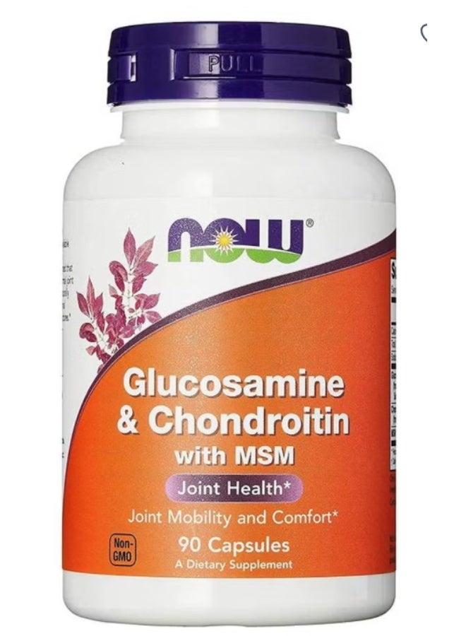 Glucosamine & Chondroitin with MSM, 90 Softgels