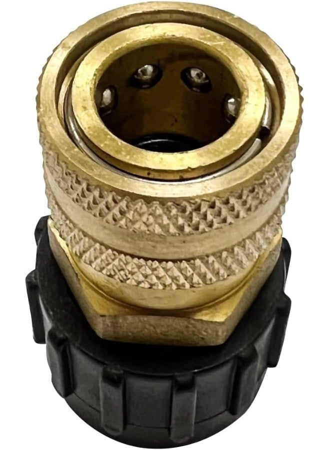 Simpson Cleaning 7200068 Replacement QC Socket for Pressure Washer Pumps Up to 4500 PSI, 3/8-Inch, Female M22, Gold - Image 5