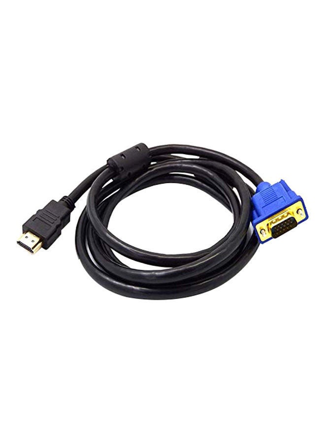 NIBEMINENT HDMI To VGA Adapter Cable Black/Blue