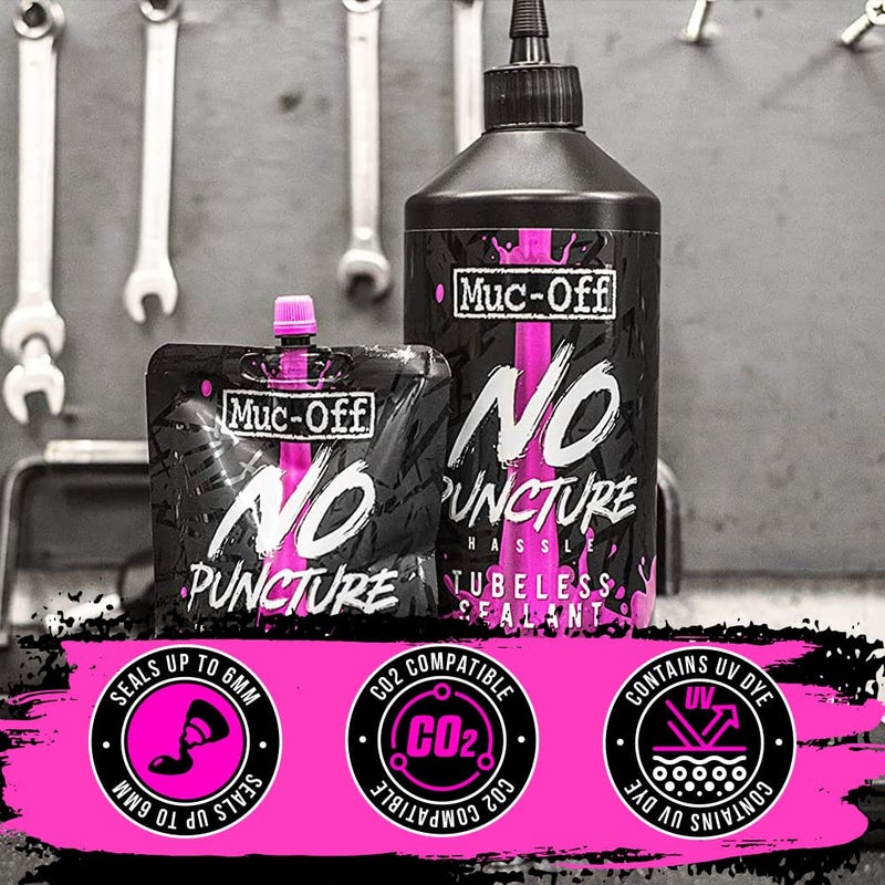 Muc Off Muc-Off No Puncture Hassle Tubeless Tire Sealant - 1 Liter - Image 3