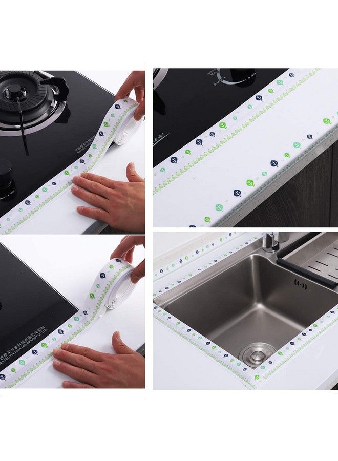 DPISZONE Kitchen Sink Platform Sticker Bathroom Corner Tape Wall Sealing Strip,Waterproof Kitchen Caulk Tape Bathroom Basin Decorative Wall Caulk Strip Toilet Sealant TapWaterproof Tape (1pcs) - Image 4