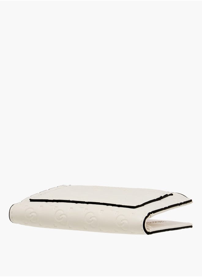 Celeste Women Monogram Embossed Wallet with Zip Closure  - Image 4