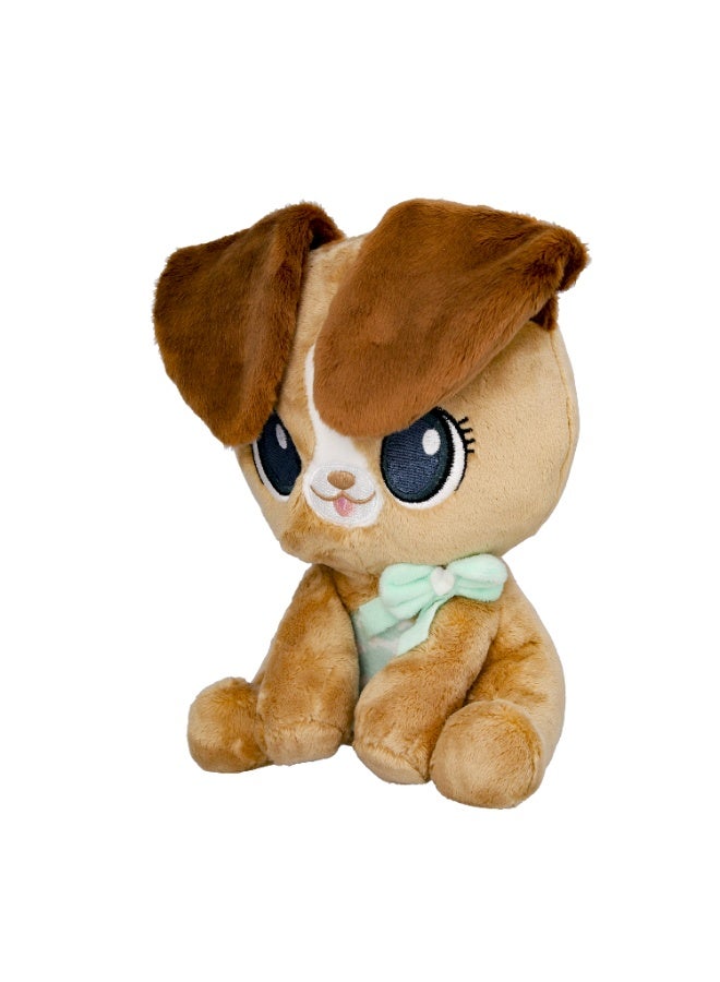 Peekapets Puppies are the cutest baby plushies with simple gags based on the Peek-a-boo play pattern.  Press its little belly and watch how its ears will pop-up playing with your baby. - Image 2