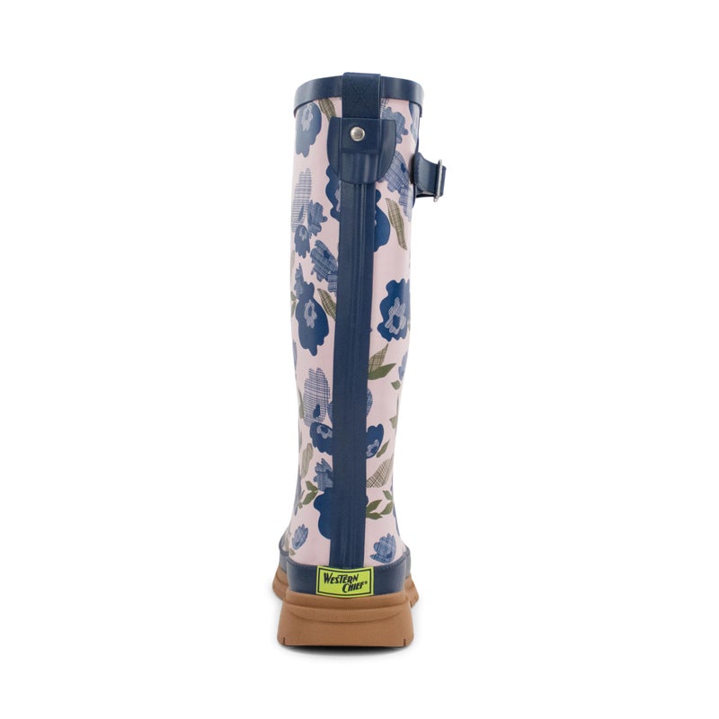 Western Chief Women's Tall Waterproof Rain Boot Outdoor Garden Shoes, Bold Blossoms, 8 - Image 3