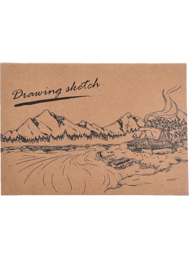 Yassin White Sketchbook, 30 Sheets A4 Glue-Bound for Drawing and Art Projects - Image 1