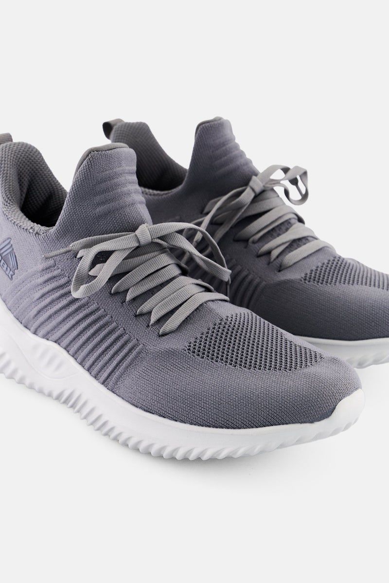 RBX Men Lace Up Running Shoes, Grey - Image 3