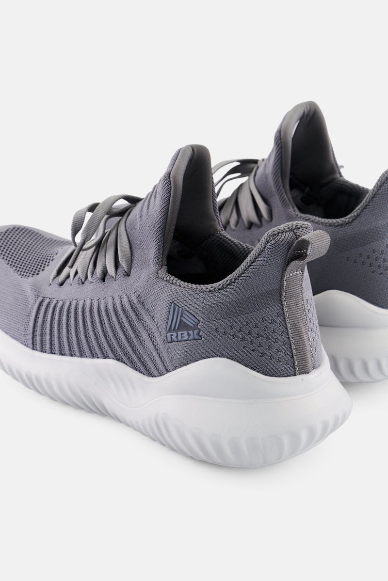 RBX Men Lace Up Running Shoes, Grey - Image 2