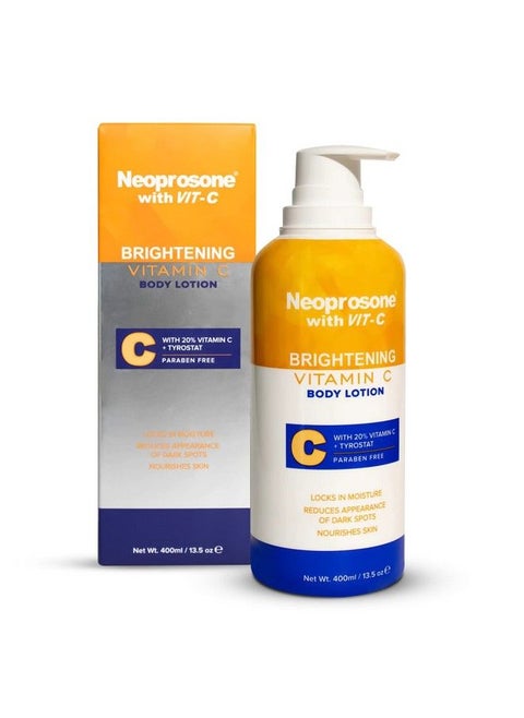 Brightening Body Lotion 500Ml Formulated To Fade Dark Spots On Elbows Knees Neck Body And Intimate Parts With Lactic Acid Alpha Arbutin Complex And Vitamin C