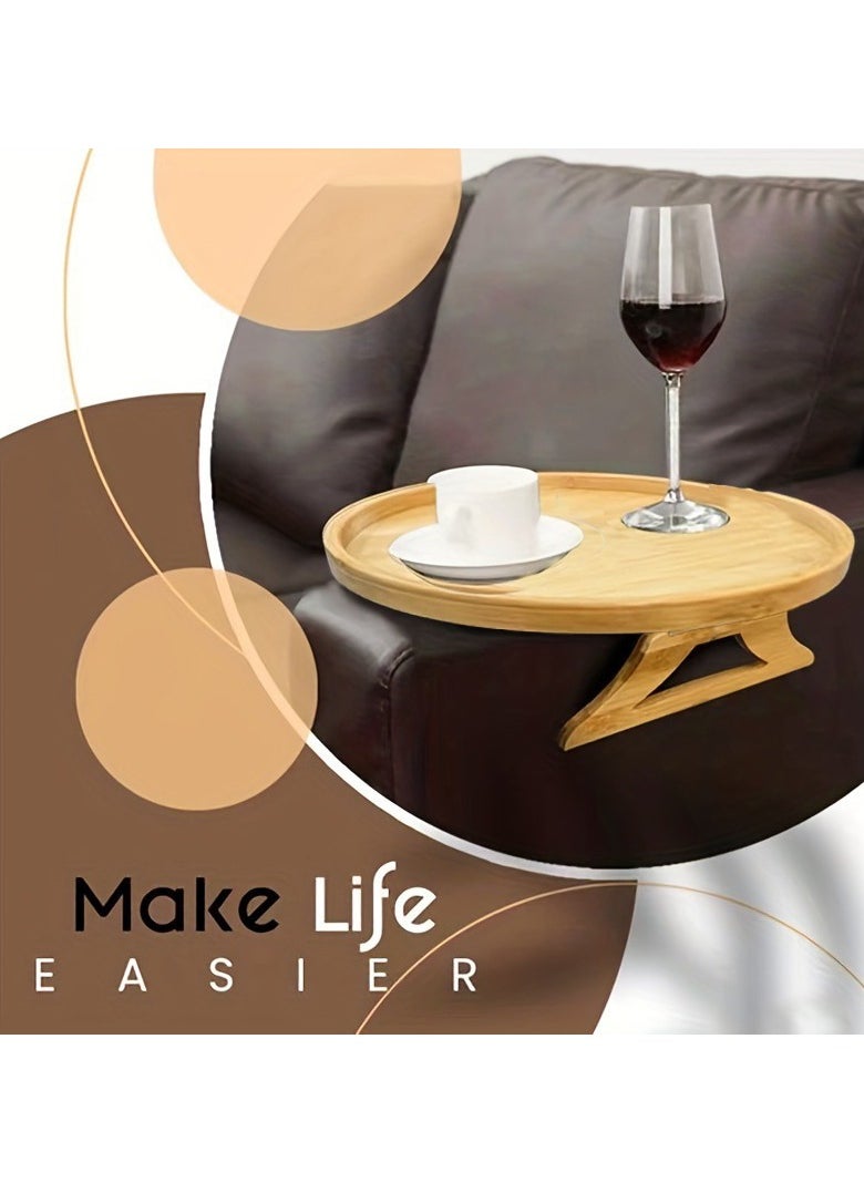 Generic - Living room sofa tray, sofa bamboo products storage tray - Image 1