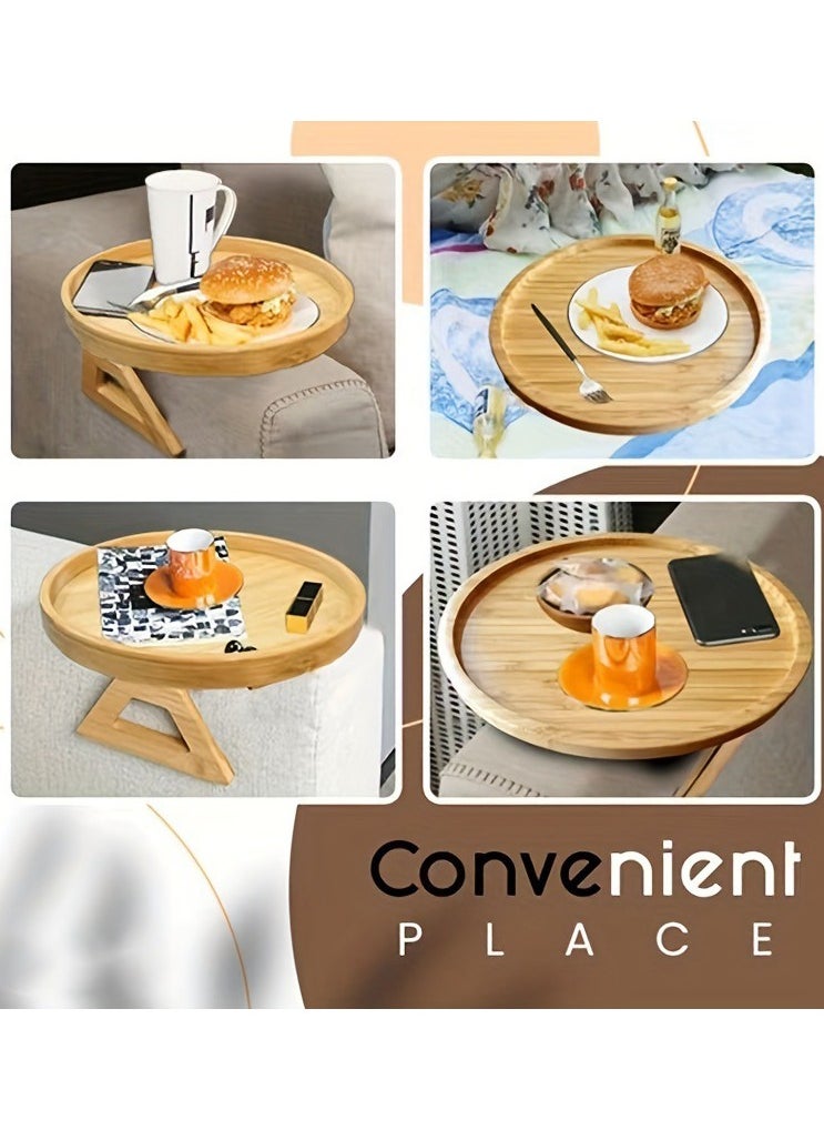 Generic - Living room sofa tray, sofa bamboo products storage tray - Image 1