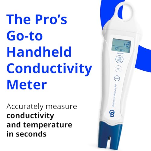 Bluelab PENCON Conductivity Pen and Digital TDS Meter, Water Tester for Temperature and Nutrient (CF, EC, PPM 500, PPM 700), TDS Testing Kit for Hydroponic System and Indoor Plant Grow - Image 2