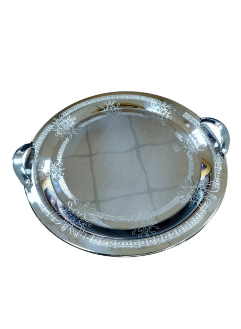 Jazz tray set silver round - Image 3
