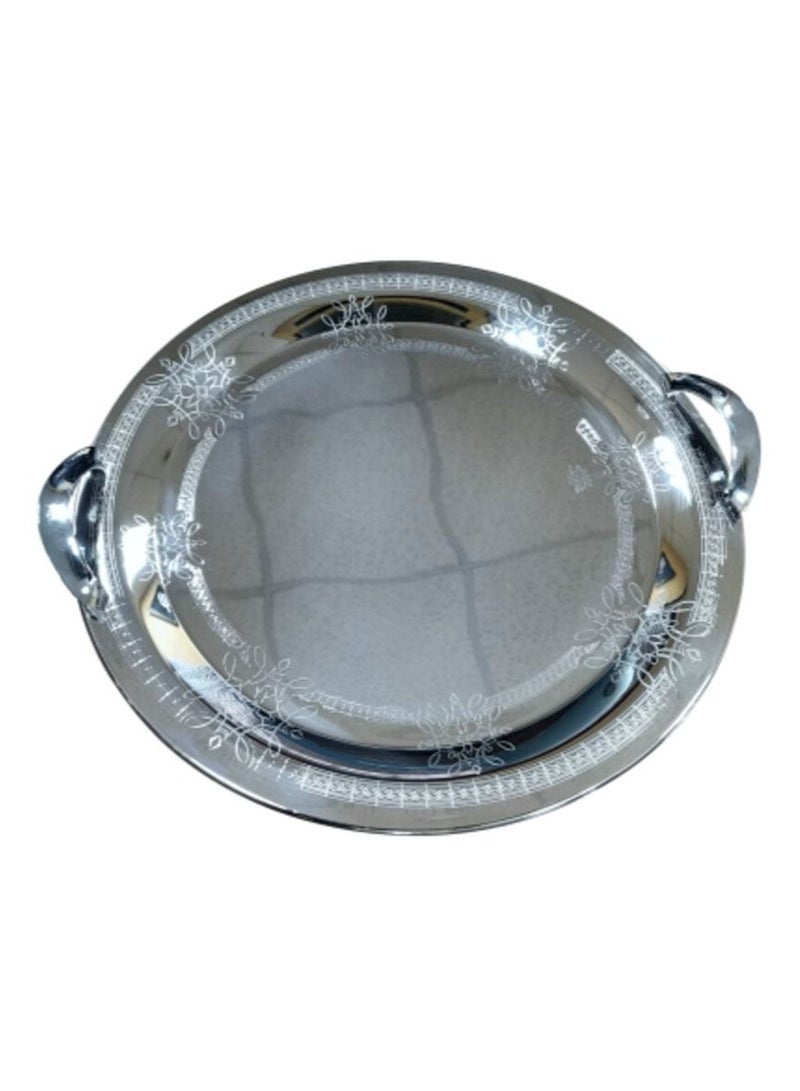 Jazz tray set silver round - Image 2