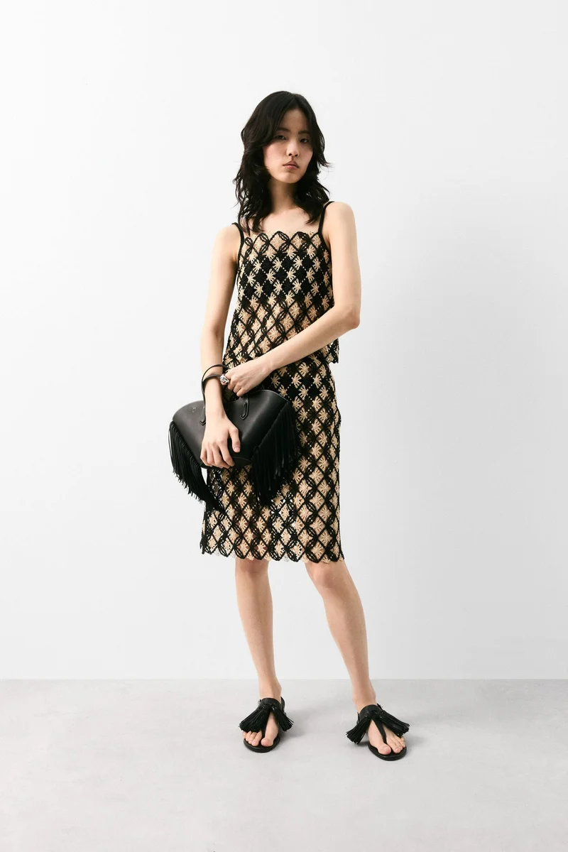 H&M Crochet-look skirt